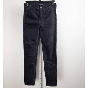 J. Crew Mercantile Velvet Gray Skinny Jeans 24